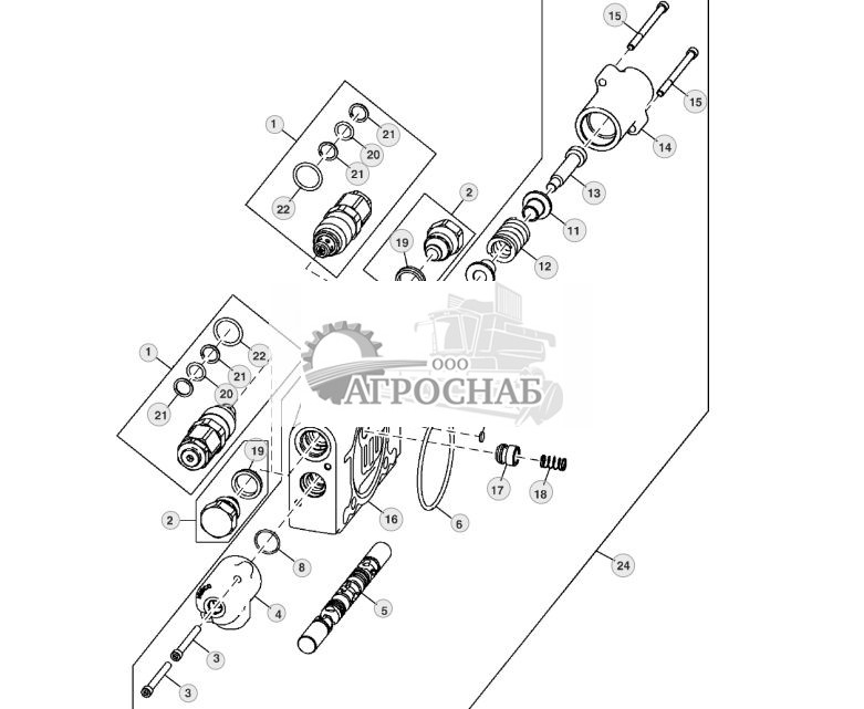 Секция накл., угл. или вспом. гидравл. контр. клап. - ST10743 484.jpg